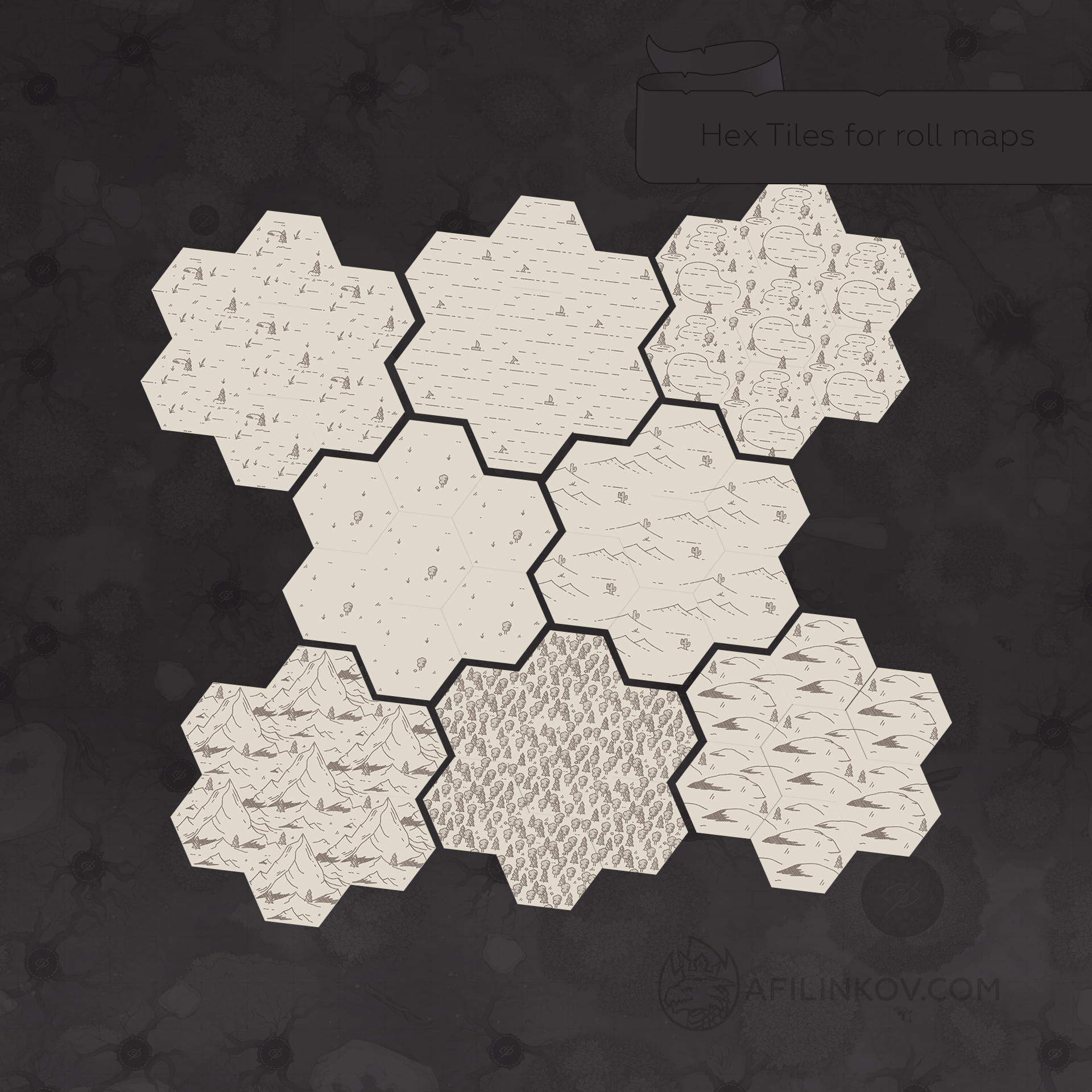 Hex map for DND