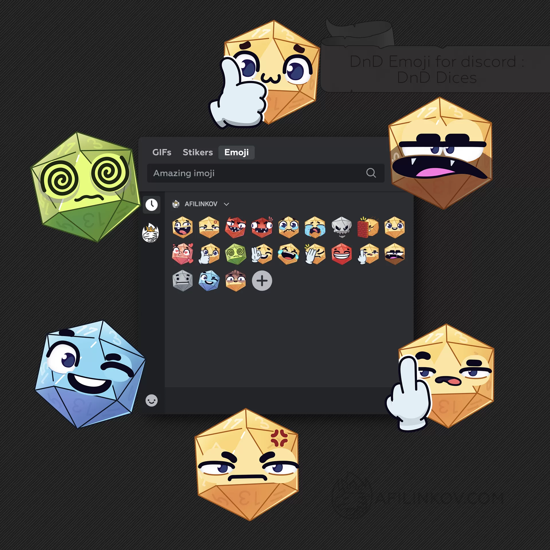 DnD Dices - Emoji for Discord