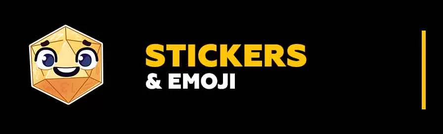 DnD Stickers and Emoji